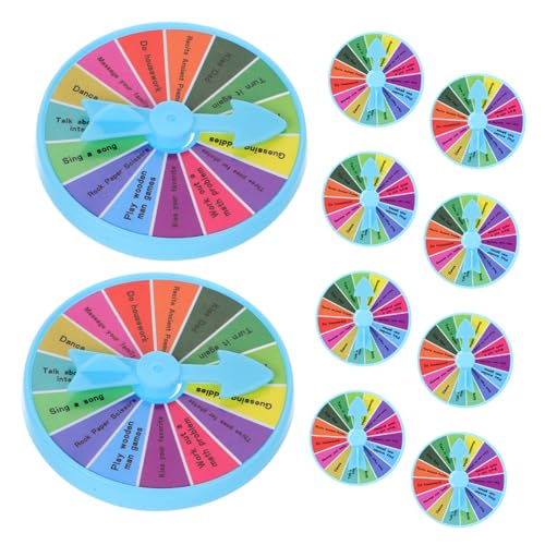 Toyvian 10 Stück Spinnrad-Spiel familienspiel Zubehör Preise für Erwachsene Emotionsrad Sich drehendes Preisrad Farbe Preisrad Spinnnadeln -Spiel Spielrad Papierkarte Toyvian 10 Stück Spinnrad-Spiel familienspiel Zubehör Preise für Erwachsene Emotionsrad Sich drehendes Preisrad Farbe Preisrad Spinnnadeln -Spiel Spielrad Papierkarte von Toyvian