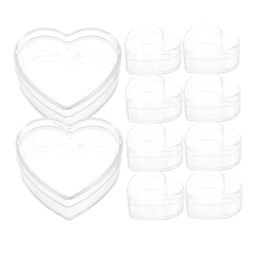 Toyvian 10 Stück Süßigkeiten Organizer Herzförmige Behälter Transparenter Kunststoff Valentinstag Süßigkeitenbehälter Herz Süßigkeitenbehälter Toyvian 10 Stück Süßigkeiten Organizer Herzförmige Behälter Transparenter Kunststoff Valentinstag Süßigkeitenbehälter Herz Süßigkeitenbehälter von Toyvian