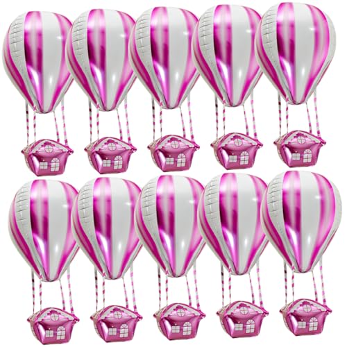 Toyvian 10 Stück Teiliges Aluminium-folienballons in Hot Air Balloon Design Langlebig und Farbecht Kindergeburtstag Deko Kreative Partydekoration für Fotoshootings und Feierlichkeiten Toyvian 10 Stück Teiliges Aluminium-folienballons in Hot Air Balloon Design Langlebig und Farbecht Kindergeburtstag Deko Kreative Partydekoration für Fotoshootings und Feierlichkeiten von Toyvian