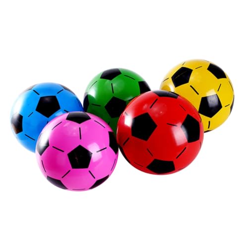 Toyvian 10 Stück Teiliges Aufblasbare Bälle für Bunte Spielbälle Wiederverwendbar Strapazierfähig für Sportpartys Geburtstage Pool und Garten Fröhliche Partydekoration Zufällige Farbe von Toyvian