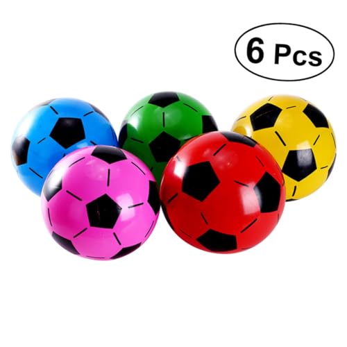 Toyvian 10 Stück Teiliges Aufblasbare Spielbälle Bunte Kinderparty Deko Wiederverwendbar für Sportmottos Geburtstagsfeiern Outdoor Spiele Jungen Mädchen Zufällige Farbe Zufällige Farbe von Toyvian