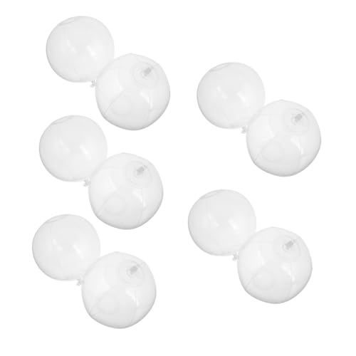 Toyvian 10 Stück Teiliges Aufblasbarer Transparenter Strandbälle aus PVC Leicht und Luftdicht Vielseitiges Wasserspielzeug für Poolpartys Sommerstrand und Outdoor Spaß Toyvian 10 Stück Teiliges Aufblasbarer Transparenter Strandbälle aus PVC Leicht und Luftdicht Vielseitiges Wasserspielzeug für Poolpartys Sommerstrand und Outdoor Spaß von Toyvian