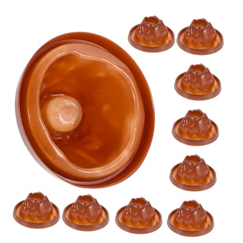 Toyvian Wissenschaftliches Vulkanmodell 10 Stücke Reusable Bausatz für Experimente Pädagogisches Kinderspielzeug Selbstgemacht Vulkanausbrüche für Schulprojekte von Toyvian