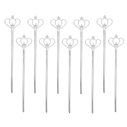 Toyvian 10 Stück Teiliges Feenstab Silberglänzende Glitzerstäbe mit Sternspitze Zauberhafte Kostüm Requisiten für Tanz und Bühnenauftritte Kinderfreundlich und Sicher Party Zubehör für Toyvian 10 Stück Teiliges Feenstab Silberglänzende Glitzerstäbe mit Sternspitze Zauberhafte Kostüm Requisiten für Tanz und Bühnenauftritte Kinderfreundlich und Sicher Party Zubehör für von Toyvian