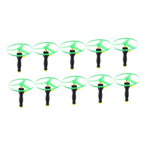 Toyvian 10 Stück Teiliges Fliegendes mit Schnurstart Robuste Kunststoff Helikopter scheiben Leichtes Werfen für Outdoor Propeller Spiel für Jungen und Mädchen Farben Zufällige Farbe Toyvian 10 Stück Teiliges Fliegendes mit Schnurstart Robuste Kunststoff Helikopter scheiben Leichtes Werfen für Outdoor Propeller Spiel für Jungen und Mädchen Farben Zufällige Farbe von Toyvian