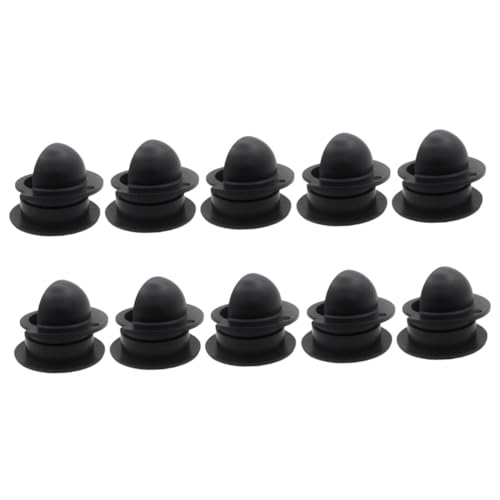 Toyvian 10 Stück Teiliges Foosball Entry Dish aus Robustem Kunststoff Schwarz Langlebiges Ersatzteil für Tischfußballmaschinen für Standard Kickertische Präzise Ballaufnahme und Einfache von Toyvian