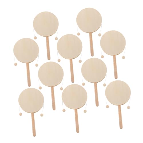 Toyvian 10 Stück Teiliges Holz Rassel Trommel Unvollendetes Holzspielzeug DIY Malen Bastelset Leichte Holzschüttel Instrumente Sicheres Percussion für Kleinkinder Toyvian 10 Stück Teiliges Holz Rassel Trommel Unvollendetes Holzspielzeug DIY Malen Bastelset Leichte Holzschüttel Instrumente Sicheres Percussion für Kleinkinder von Toyvian