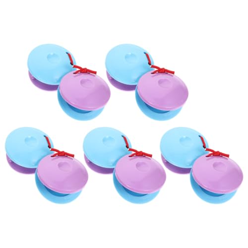 Toyvian 10 Stück Teiliges Kastagnetten für Musikinstrument Rhythmus und Koordinationsentwicklung für Einsatz im Kindergarten der Frühförderung und Beim Musizieren Toyvian 10 Stück Teiliges Kastagnetten für Musikinstrument Rhythmus und Koordinationsentwicklung für Einsatz im Kindergarten der Frühförderung und Beim Musizieren von Toyvian
