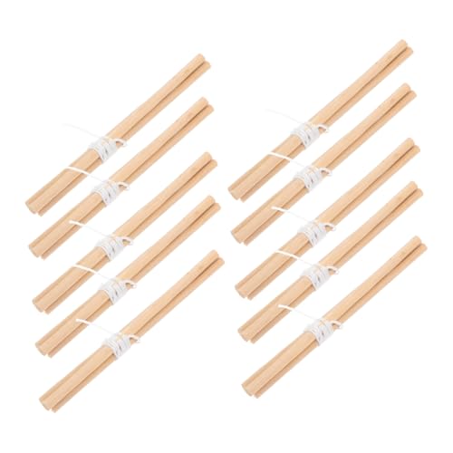 Toyvian 10 Stück Teiliges Miniatur Lagerfeuer Holzgestell aus Holz Stabile Halloween Dekoration Handgefertigtes Puppenhaus Zubehör Kompakt und Sicher für Indoor Outdoor DIY Szenen Toyvian 10 Stück Teiliges Miniatur Lagerfeuer Holzgestell aus Holz Stabile Halloween Dekoration Handgefertigtes Puppenhaus Zubehör Kompakt und Sicher für Indoor Outdoor DIY Szenen von Toyvian