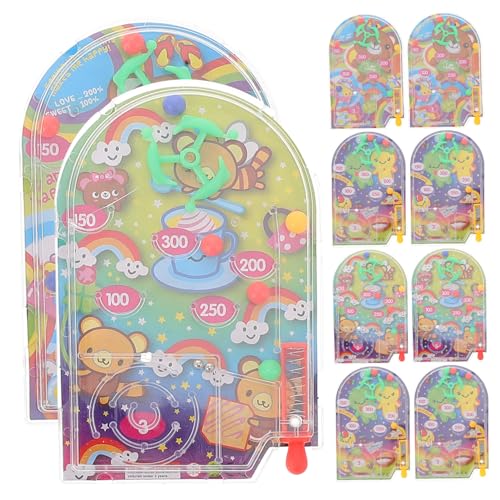 Toyvian 10 Stück Teiliges Pinball Spielset Tragbares Interaktives Tischspiel für Pädagogisches Geschicklichkeitsspiel zur Kognitiven und Motorischen Entwicklung Mittlere für Drinnen und Toyvian 10 Stück Teiliges Pinball Spielset Tragbares Interaktives Tischspiel für Pädagogisches Geschicklichkeitsspiel zur Kognitiven und Motorischen Entwicklung Mittlere für Drinnen und von Toyvian