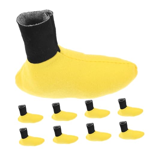 Toyvian 10 Stück Teiliges Plüsch Entenfüße Zubehör Gelb Weiche Stoffteile Abnehmbare Füße Für Plüschtiere Zum Basteln Und Austauschen von Toyvian