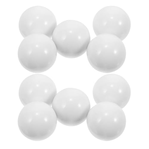 Toyvian 10 Stück Teiliges Roulette Kugel Ersatzset Acryl Weiß für Roulette Tisch Spiel Zubehör Glatt Laufende Kugeln für Party Spielspaß und Geselligkeit von Toyvian