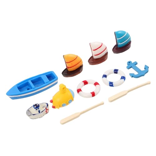 Toyvian 10 Stück Teiliges Set Miniatur Strand Figuren Resinschiffchen Rettungsring und Dekorationen für Mediterrane Kuchenaufsätze Zubehör für DIY Strandlandschaften und Puppenhäuser Toyvian 10 Stück Teiliges Set Miniatur Strand Figuren Resinschiffchen Rettungsring und Dekorationen für Mediterrane Kuchenaufsätze Zubehör für DIY Strandlandschaften und Puppenhäuser von Toyvian