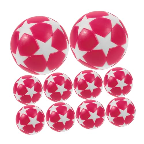 Toyvian 10 Stück Teiliges Tischfußball Ersatzball aus Robustem Harz Glatte Oberfläche Kompatibel mit Standard Fußballtischen für und Freizeitspiele Langlebig und Formstabil von Toyvian