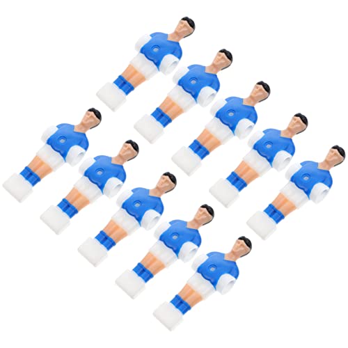 Toyvian 10 Stück Teiliges Tischfußballspieler Figuren Hochwertigem Kunststoff Farbenfroh und Langlebig für Tischfußballmaschinen und Spiele Bietet EIN Tolles Spielerlebnis von Toyvian