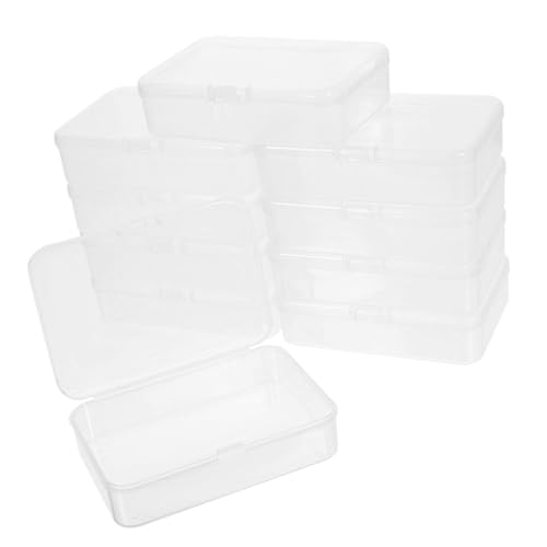 Toyvian 10 Stück Teiliges Transparente Rechteckige Spielkarten aufbewahrungsbox aus Robustem Kunststoff Langlebiger Karton für Poker Sammelkarten Platzsparend Tragbar für Unterwegs Toyvian 10 Stück Teiliges Transparente Rechteckige Spielkarten aufbewahrungsbox aus Robustem Kunststoff Langlebiger Karton für Poker Sammelkarten Platzsparend Tragbar für Unterwegs von Toyvian
