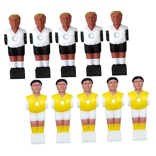 Toyvian 10 Stück Tischfußball Figuren Teiliges Zubehör für Kicker Fußballspieler Langlebigem Harz Installieren für Tischfußball und Spielspaß Toyvian 10 Stück Tischfußball Figuren Teiliges Zubehör für Kicker Fußballspieler Langlebigem Harz Installieren für Tischfußball und Spielspaß von Toyvian