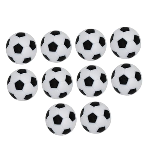 Toyvian 10 Stück Tischfußballbälle Tischfußball Zubehör Bälle Fußball Tischfußball Ersatzspieler Tischfußball Kinderfußball Kindersportspielzeug Ersatz Tischfußballharz von Toyvian