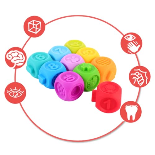 Toyvian 10 Stück Weiche Gummibausteine Babybausteine Geprägte Bausteine Für Die Intellektuelle Entwicklung Kinderspielzeug Für Toyvian 10 Stück Weiche Gummibausteine Babybausteine Geprägte Bausteine Für Die Intellektuelle Entwicklung Kinderspielzeug Für von Toyvian