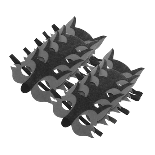 Toyvian 10 Stück Wolfsmasken für Halbe Gesichtsmasken aus Filz für Halloween Kostümpartys Schulaufführungen und Geschichtenerzählen Toyvian 10 Stück Wolfsmasken für Halbe Gesichtsmasken aus Filz für Halloween Kostümpartys Schulaufführungen und Geschichtenerzählen von Toyvian