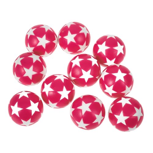 Toyvian 10 Stück Zubehör für Fußballmaschinen Tischfußball Zubehör Ersatzteile für Tischfußball Fußballtisch Kugeln Tischfußballbälle Fußballspiele Fußball Ball Tischfußballspielbälle Harz von Toyvian