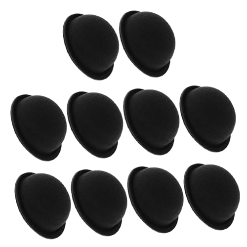Toyvian 10 Stück Zylinder Accessoires für Puppen Miniaturhut für Puppen Miniaturhut für Dekoration Kleine Hutform für Handarbeiten Schwarzer Hut Mini-Bowlerhut Melone Party-Kappe Eva Black Toyvian 10 Stück Zylinder Accessoires für Puppen Miniaturhut für Puppen Miniaturhut für Dekoration Kleine Hutform für Handarbeiten Schwarzer Hut Mini-Bowlerhut Melone Party-Kappe Eva Black von Toyvian
