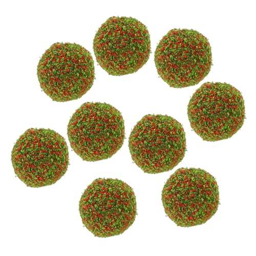 Toyvian 10 Stücke Miniatur Gras Miniaturen Für Sand Tisch Landschaft Sträucher Künstliche Bush Cluster Ornament von Toyvian