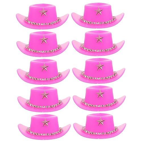 Toyvian 10 Stücke Tragen Beständig Tiny Hüte Kunststoff Tiny Cowboy Hut Groß Mall Hut Austauschbare Mini Hüte Toyvian 10 Stücke Tragen Beständig Tiny Hüte Kunststoff Tiny Cowboy Hut Groß Mall Hut Austauschbare Mini Hüte von Toyvian