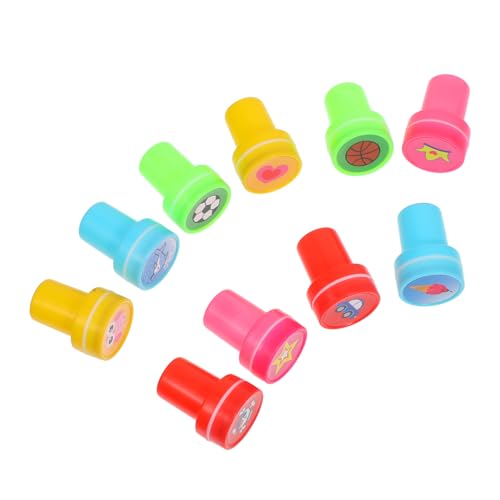 Toyvian Niedliches Stempelset 10-teilig Druckset für Jungen und Mädchen für Partygeschenke Kindergartenspielzeug Toyvian Niedliches Stempelset 10-teilig Druckset für Jungen und Mädchen für Partygeschenke Kindergartenspielzeug von Toyvian