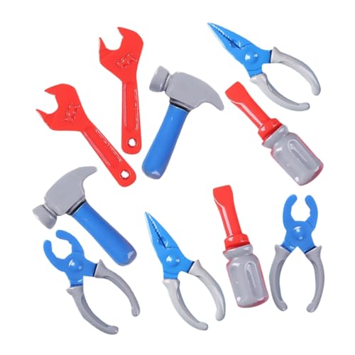 Toyvian 10-teiliges Puppenhaus-reparaturwerkzeug, Puppenhaus-reparaturwerkzeug, Kleines Mini-puppenhaus-schraubenschlüssel-Hammer-Set Toyvian 10-teiliges Puppenhaus-reparaturwerkzeug, Puppenhaus-reparaturwerkzeug, Kleines Mini-puppenhaus-schraubenschlüssel-Hammer-Set von Toyvian