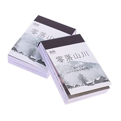 Toyvian 100 Blatt Material Dekoaufkleber Nagelaufkleber Scrapbooking Fotoalbum Scrapbook Klebeband Laptopaufkleber DIY Bastelaufkleber Kreative Aufkleber Naturaufkleber Aufkleberpapier von Toyvian