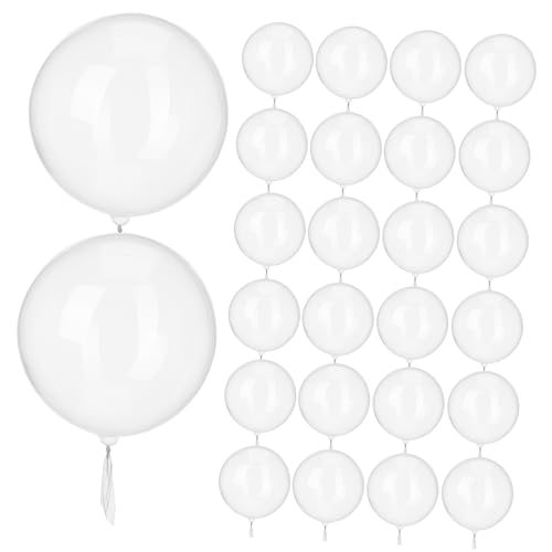 Toyvian 100 Stk Bobo-Ball Nummern für Folienballons wiederverwendbare Ballongirlande Kanister Party geburtstagsdekoration hochzeitsdekoration klarer Ballon Hochzeitsballon TPU Transparent von Toyvian