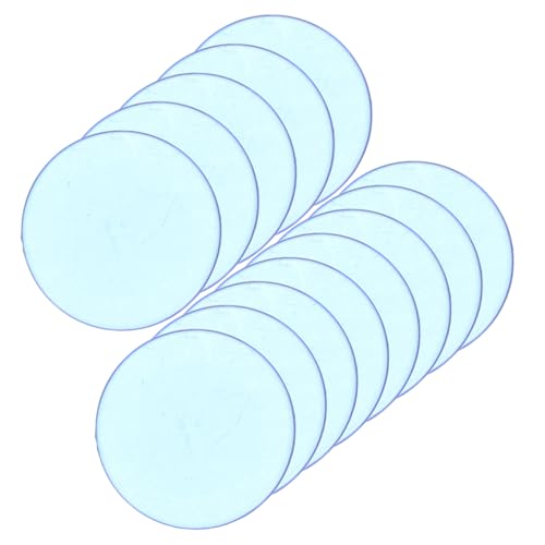 Toyvian 100 Stück Bingo-Chips Poker Chips Spielzählmarken Pädagogische Chips Transparente Zählchips Spiel-Token-Disc Spielmarken Bingo -Marker Zähler für Spiele Acryl Blue von Toyvian