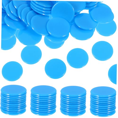 Toyvian 100 Stück Blaue Bingo Chips Spielsteine Zählchips für Glücksspiel Bingo Partyzubehör Poker Marker Kunststoffspielchips ohne Burrs Langlebig Toyvian 100 Stück Blaue Bingo Chips Spielsteine Zählchips für Glücksspiel Bingo Partyzubehör Poker Marker Kunststoffspielchips ohne Burrs Langlebig von Toyvian