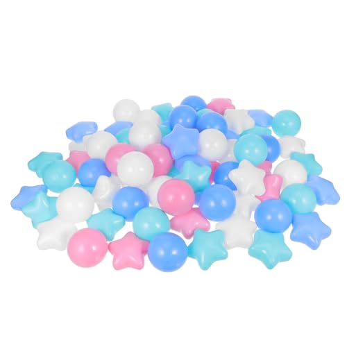 Toyvian 100 Stück Bunte Kunststoffspielbälle für Runde und Sternform für Spielplätze Pools Partys und Kreative Dekorationen Toyvian 100 Stück Bunte Kunststoffspielbälle für Runde und Sternform für Spielplätze Pools Partys und Kreative Dekorationen von Toyvian