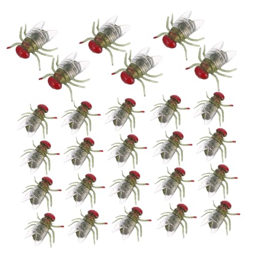 Toyvian 100 Stück Halloween Deko Plastikfliegen Realistische Nachbildung Kunststoff Insekten für Halloween April Fools Party Stabile Leichte Fliegen für Gruselige Dekoration und Streiche Toyvian 100 Stück Halloween Deko Plastikfliegen Realistische Nachbildung Kunststoff Insekten für Halloween April Fools Party Stabile Leichte Fliegen für Gruselige Dekoration und Streiche von Toyvian