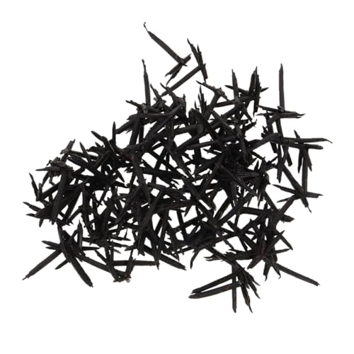 Toyvian 100 Stück Halloween Raben Krallen aus Kunststoff Realistische Vogelklauen für Bastelprojekte Stofftiere Dekorationen Robuste DIY Zubehör für Halloween Requisiten von Toyvian