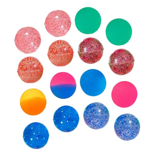 Toyvian 100 Stück Hüpfender Ball flummies f�r hupfball für kinderspielsachen toys spielsachen für Bälle hüpfen Hüpfbauer dekorative elastische Sprungbälle Gummi von Toyvian