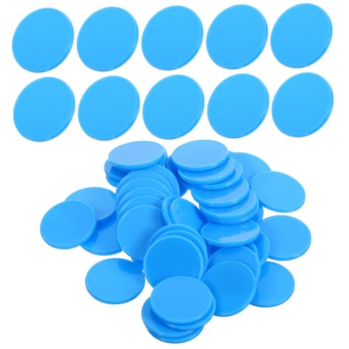 Toyvian 100 Stück Runde Chips Tragbare Lernzähler Blanker Chip für Lehrmittel Sicherheitsspielchip Pokerchip für Jungen und Mädchen Toyvian 100 Stück Runde Chips Tragbare Lernzähler Blanker Chip für Lehrmittel Sicherheitsspielchip Pokerchip für Jungen und Mädchen von Toyvian