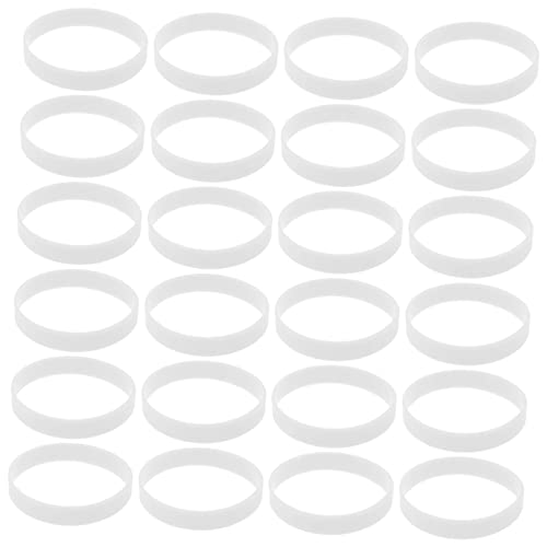 Toyvian 100 Stück Leuchtende Silikon Armbänder Nachtlicht Armband Luminous Glow in The Dark Party Flexibel Hautfreundlich von Toyvian