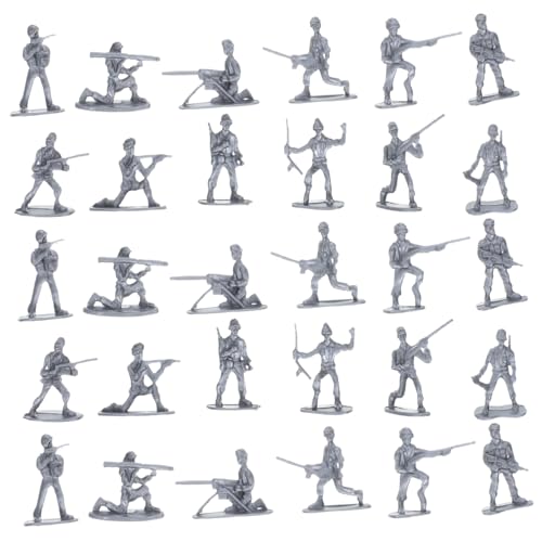 Toyvian 100 Stück Militärmodellspielzeug Miniaturszenen, Soldatenmodelle Sandtisch Soldat Sandtisch-Soldaten-Modelle Spielzeugsoldaten-actionfiguren Silver Plastik Toyvian 100 Stück Militärmodellspielzeug Miniaturszenen, Soldatenmodelle Sandtisch Soldat Sandtisch-Soldaten-Modelle Spielzeugsoldaten-actionfiguren Silver Plastik von Toyvian
