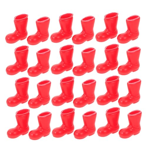 Toyvian 100 Stück Miniatur Weihnachtsmann Stiefel Puppenschuhe Rote Kunststoff Deko für Puppenhaus DIY Weihnachtsbasteln Tischdeko Weihnachten Festliche Mini Stiefel für Regale und Kleine Toyvian 100 Stück Miniatur Weihnachtsmann Stiefel Puppenschuhe Rote Kunststoff Deko für Puppenhaus DIY Weihnachtsbasteln Tischdeko Weihnachten Festliche Mini Stiefel für Regale und Kleine von Toyvian