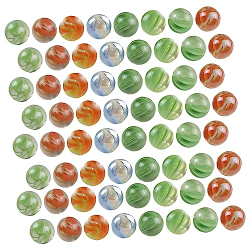 Toyvian 100 Stück Murmeln Murmelbahn Kinderparty Gefälligkeiten Kinderspiele Kreativer Kieselstein Marmorspielzeug Marmorlabyrinth Fischtank Dekore Hydroponische Pflanzendekorationen Glas von Toyvian