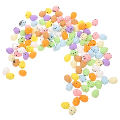 Toyvian 100 Stück Ostereier Befüllbare Schale Überraschungsdekoration Gefüllt Zum Dekorieren Kleines Ornament Deko Ei Osterszene Dekoration Requisite Simulationsei von Toyvian