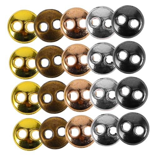Toyvian 100 Stück Puppenknöpfe Puppen Zubehör Dekoknöpfe Zum Basteln Süße Knöpfe Reborn Puppenzubehör Stoffdeko Knöpfe Mini Knopf Puppenhemd Knopf Metall von Toyvian
