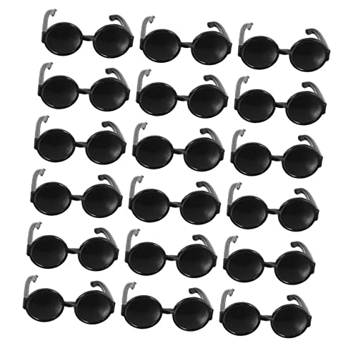 Toyvian 100 Stück Puppensonnenbrille Puppe Cosplay Partyzubehör Anziehbrille für Puppen kleine Puppenbrille runden Miniatur Mini-Puppen-Sonnenbrille Puppe Sonnenbrille Plastik Schwarz Toyvian 100 Stück Puppensonnenbrille Puppe Cosplay Partyzubehör Anziehbrille für Puppen kleine Puppenbrille runden Miniatur Mini-Puppen-Sonnenbrille Puppe Sonnenbrille Plastik Schwarz von Toyvian