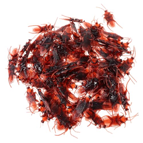 Toyvian 100 Stück Realistische Gefälschte Kakerlaken Plastik Requisiten für Halloween Party Streich Erwachsene Praktische Scherze Kunststoff Cockroach Props Toyvian 100 Stück Realistische Gefälschte Kakerlaken Plastik Requisiten für Halloween Party Streich Erwachsene Praktische Scherze Kunststoff Cockroach Props von Toyvian