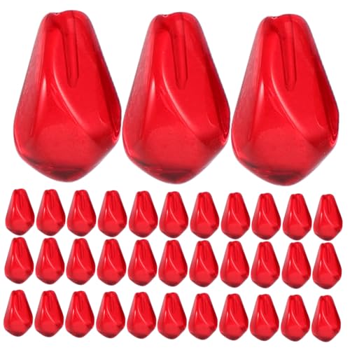 Toyvian 100 Stück Simulierte Granatapfelkörner Fälschung Realistische Granatapfeldekoration Party Dekoration wohnaccessoires künstliche realistische Frucht Weihnachts-Granatapfel- rot von Toyvian