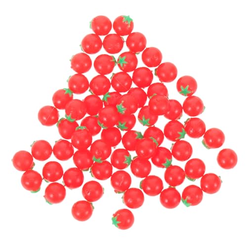 Toyvian 100 Stück Simulierte Mini -realistische Tomatenquellen Miniaturgemüse Winzige Falsche Früchte Geben Vor, Tomaten Dollhouse Kirschtomaten Rot Plastik Toyvian 100 Stück Simulierte Mini -realistische Tomatenquellen Miniaturgemüse Winzige Falsche Früchte Geben Vor, Tomaten Dollhouse Kirschtomaten Rot Plastik von Toyvian