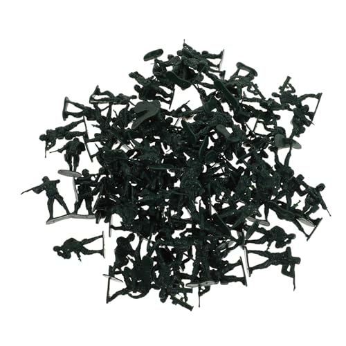 Toyvian 100 Stück Soldatenmodell Spielzeugsoldaten-actionfiguren Armeesoldaten Armee Jungs Armeespielzeug Für Armeespielzeug Für Jungen Soldatenspielzeug Green Plastik von Toyvian